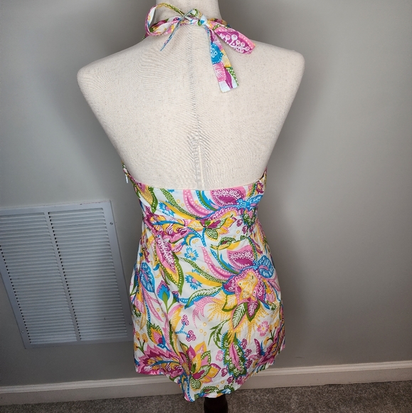 Paisley Multi-color Halter Top Size XS Laundry by Shelli Segal - Picture 6 of 16